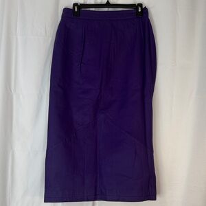 Elegant Purple Maxi Skirt